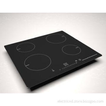 Black 4 Burner Induction Cooktop with CE